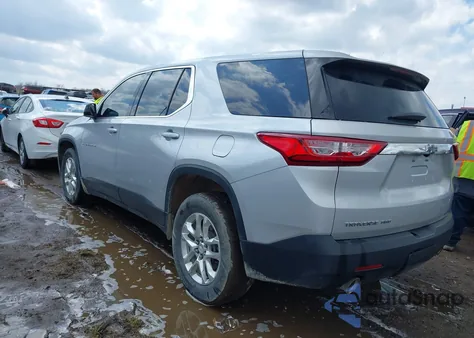 2021 Chevrolet Traverse Awd Ls z USA, uszkodzony, nr VIN 1GNEVFKWXMJ115319